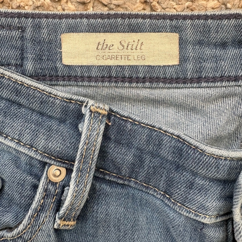 AG Adriano Goldschmied The Stilt Cigarette Leg Skinny Jeans Size 28 - Picture 7 of 11